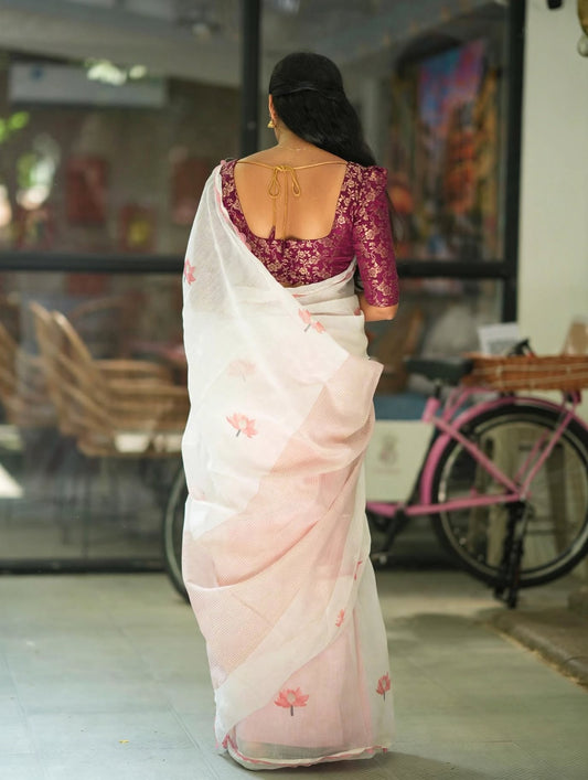 SOFT LINEN SAREE