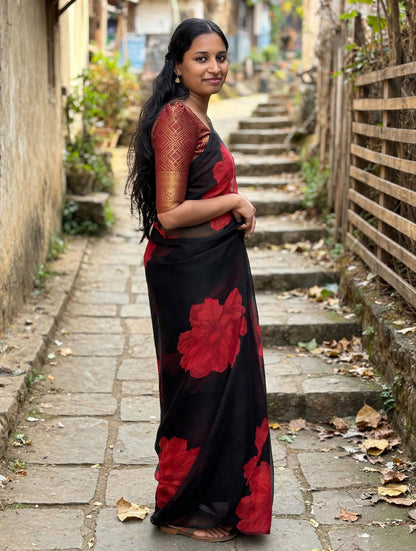CHIFFON SAREE