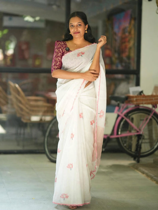 SOFT LINEN SAREE
