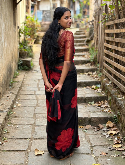 CHIFFON SAREE