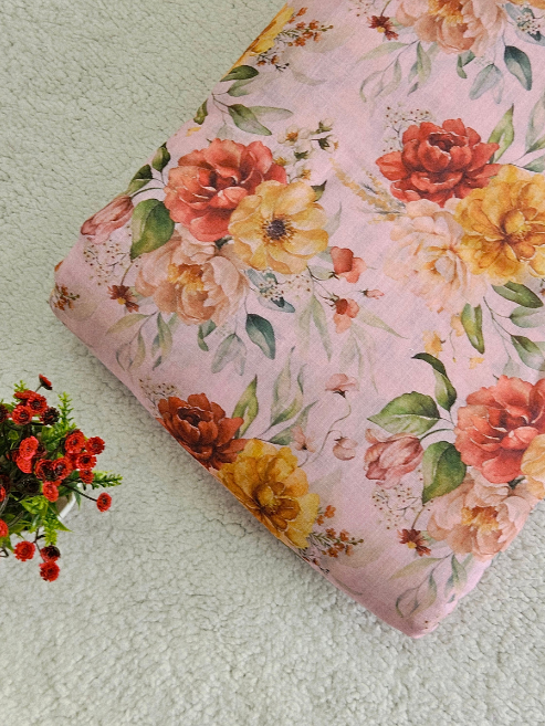 Chanderi Cotton Fabric – MIS207RRD40