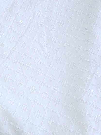 Sequinsed Cotton Fabric – MIS185RRD69