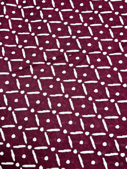 Printed Cotton Fabric – MIS185RRD-3