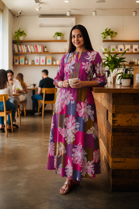 COTTON HANDBLOCK PRINTED FABRIC