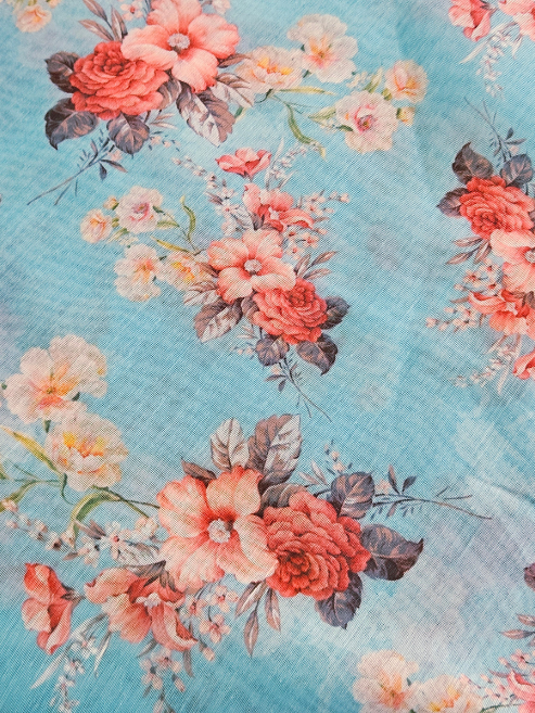 Chanderi Cotton Fabric – MIS207RRD1