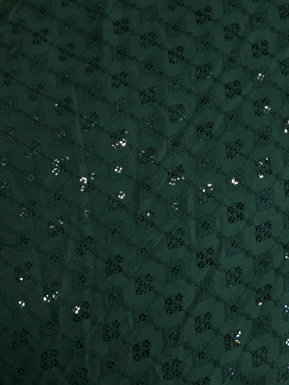 Sequinsed Cotton Fabric – MIS185RRD66