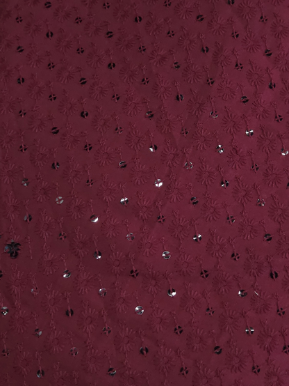 Sequinsed Cotton Fabric – MIS185RRD67