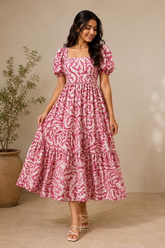 COTTON HANDBLOCK PRINTED FABRIC