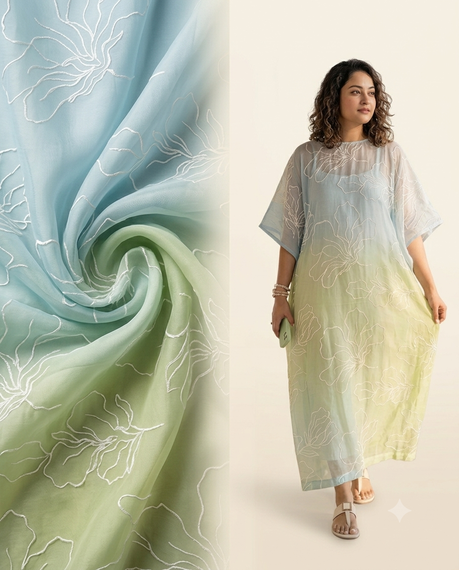 Mul Chanderi Cotton With Embroidery  MIS36KSF