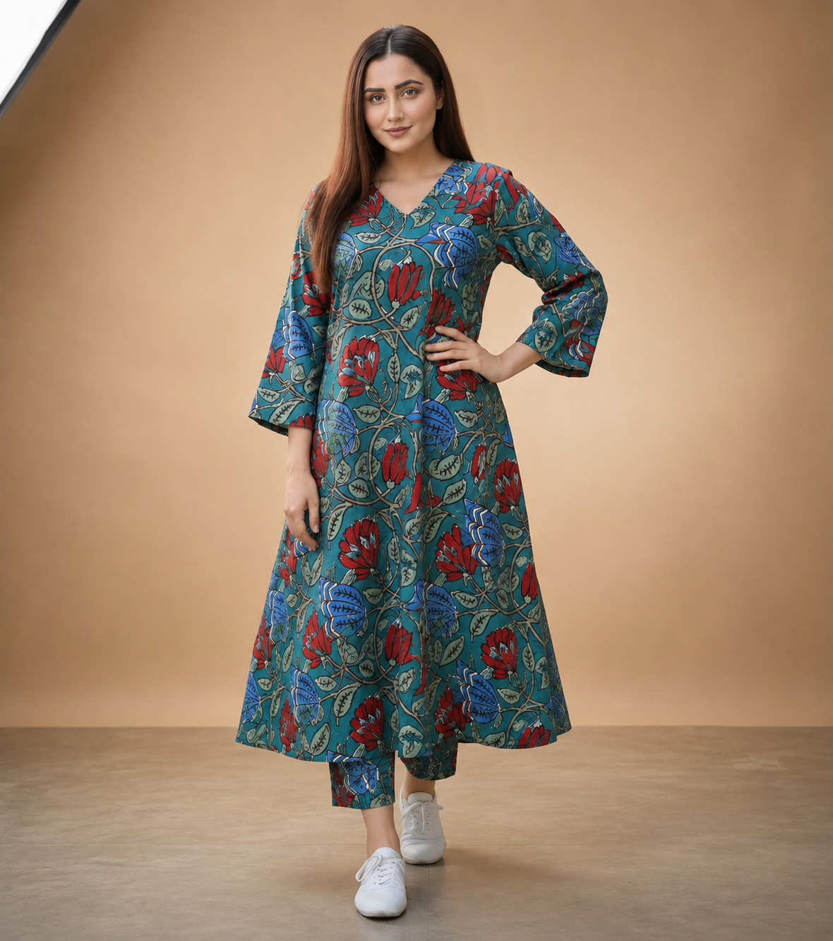 COTTON HANDBLOCK PRINTED FABRIC