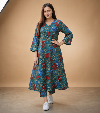 COTTON HANDBLOCK PRINTED FABRIC