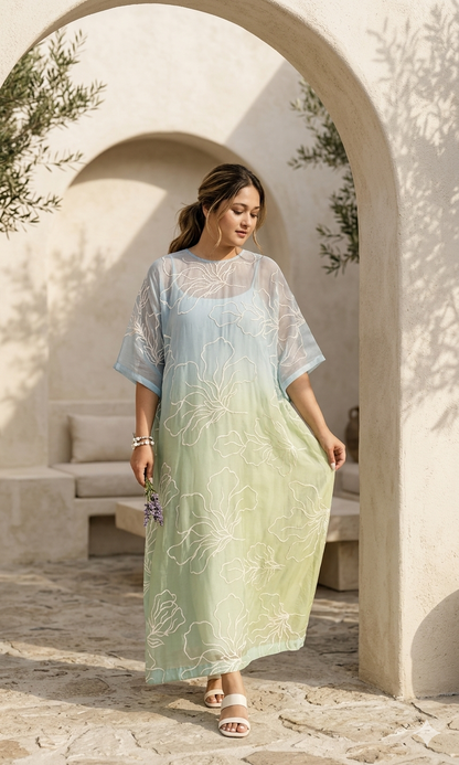 Mul Chanderi Cotton With Embroidery  MIS36KSF