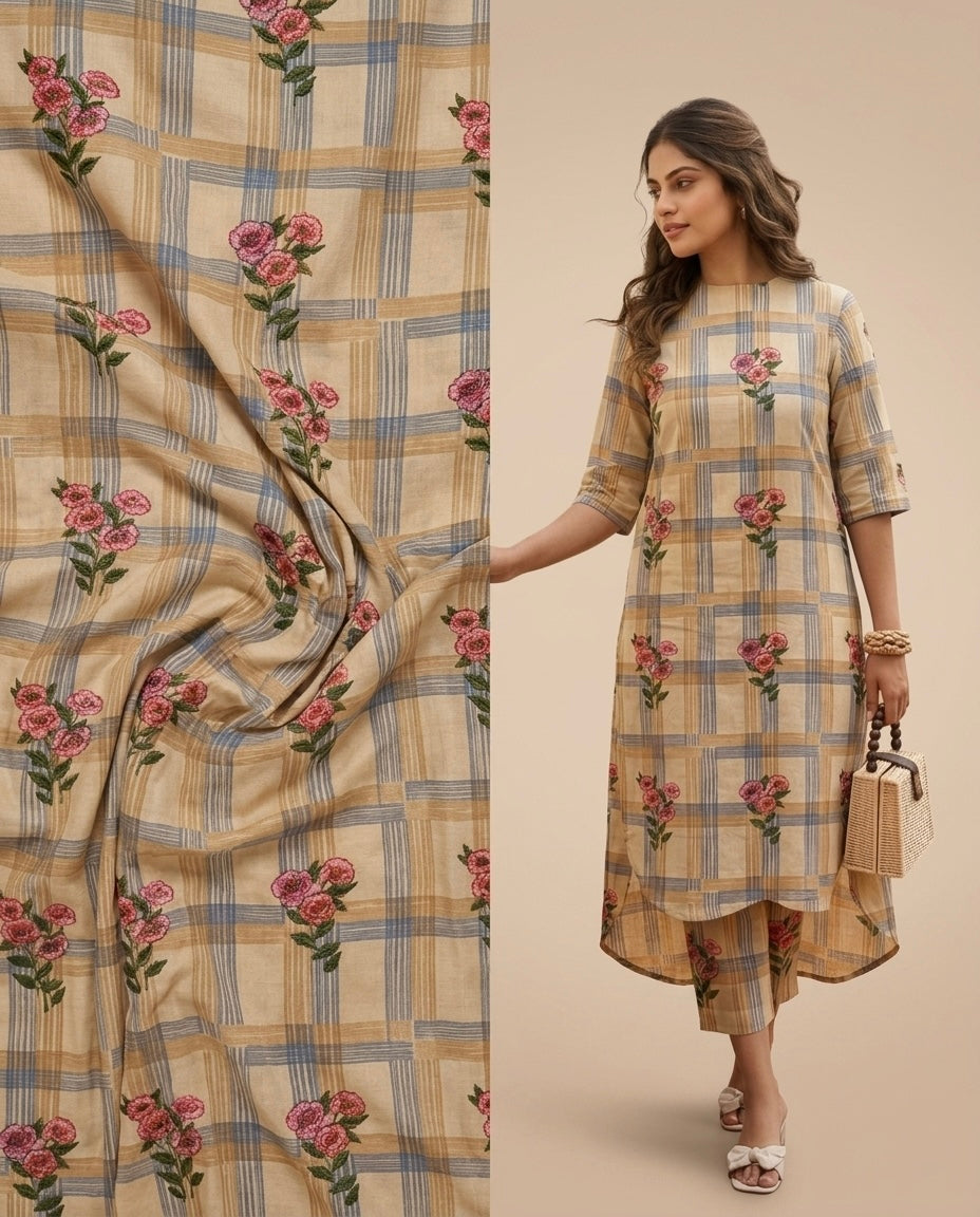 Camellia - Italian Linen Cotton - MIS91RRD10