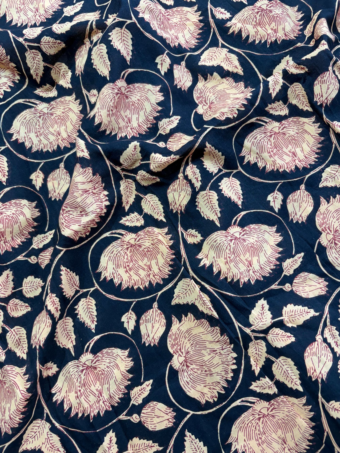COTTON HANDBLOCK PRINTED FABRIC