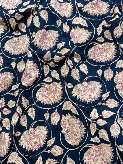 COTTON HANDBLOCK PRINTED FABRIC
