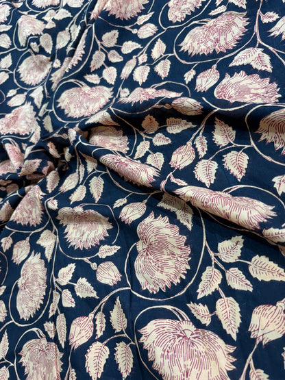 COTTON HANDBLOCK PRINTED FABRIC
