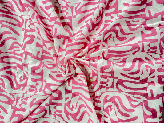 COTTON HANDBLOCK PRINTED FABRIC