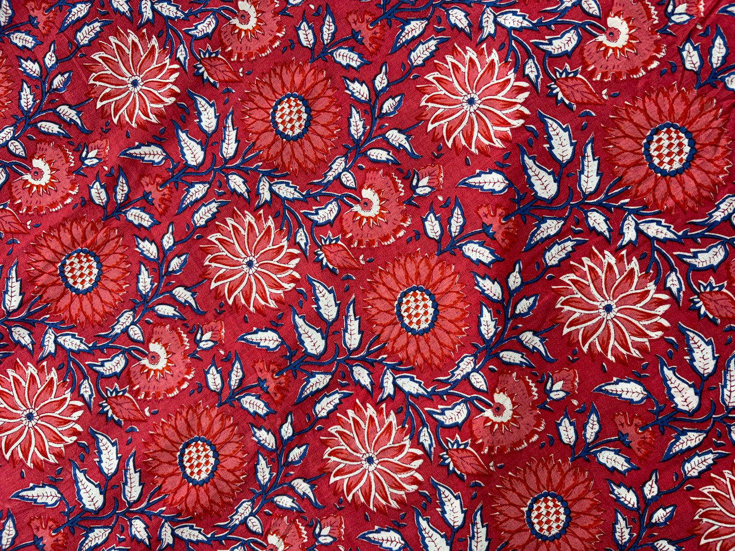 COTTON HANDBLOCK PRINTED FABRIC