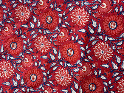 COTTON HANDBLOCK PRINTED FABRIC
