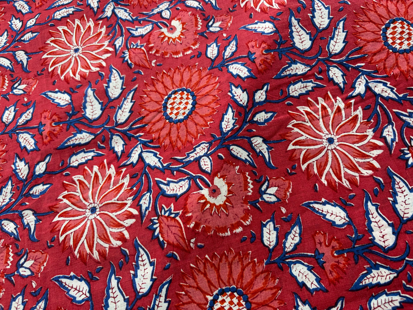COTTON HANDBLOCK PRINTED FABRIC