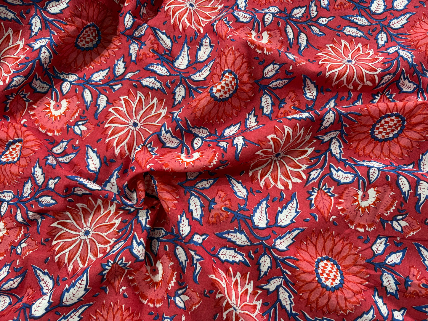 COTTON HANDBLOCK PRINTED FABRIC