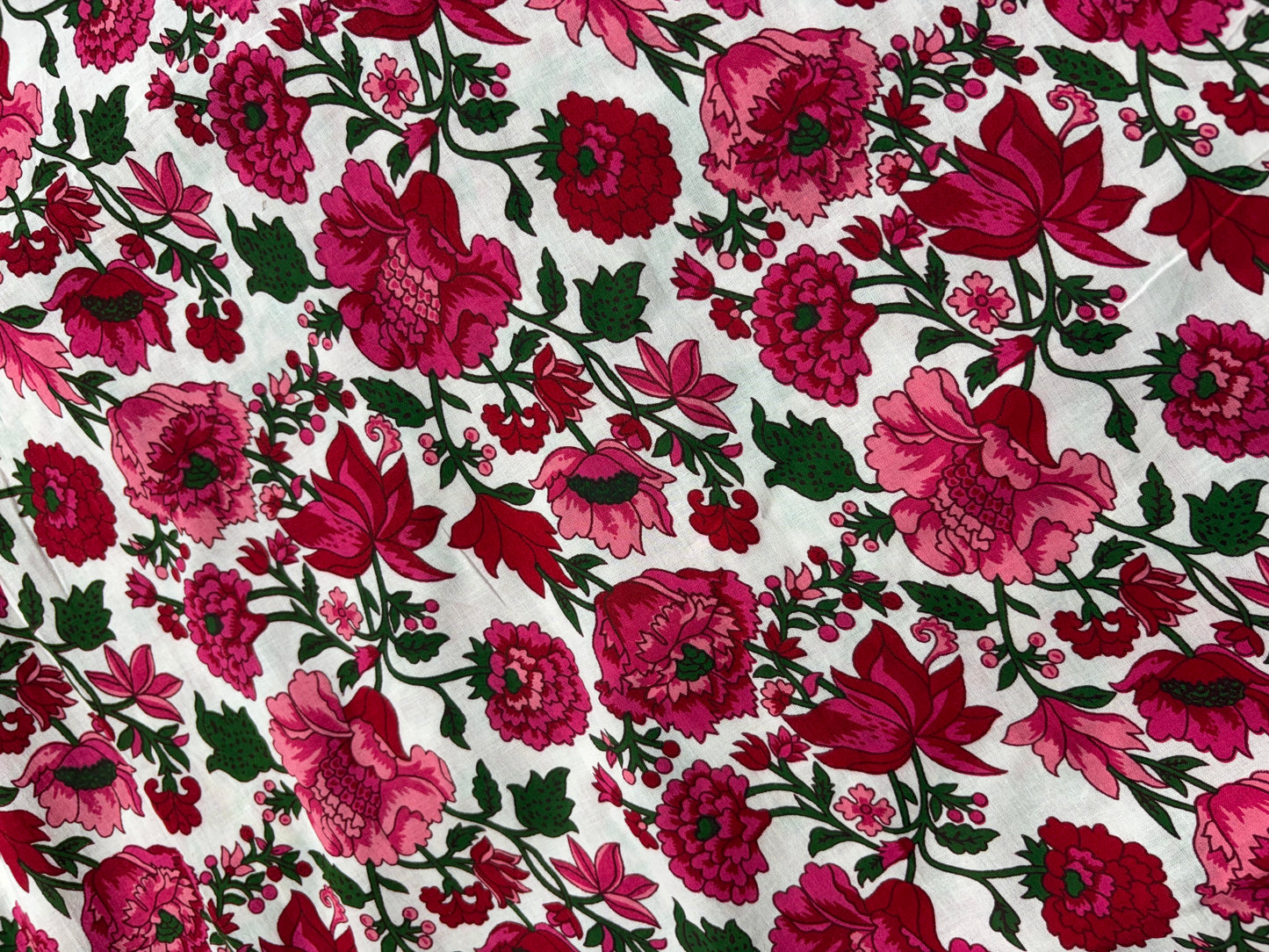 COTTON HANDBLOCK PRINTED FABRIC