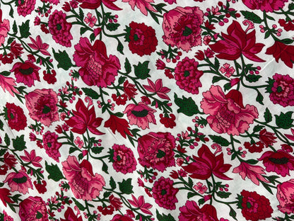 COTTON HANDBLOCK PRINTED FABRIC