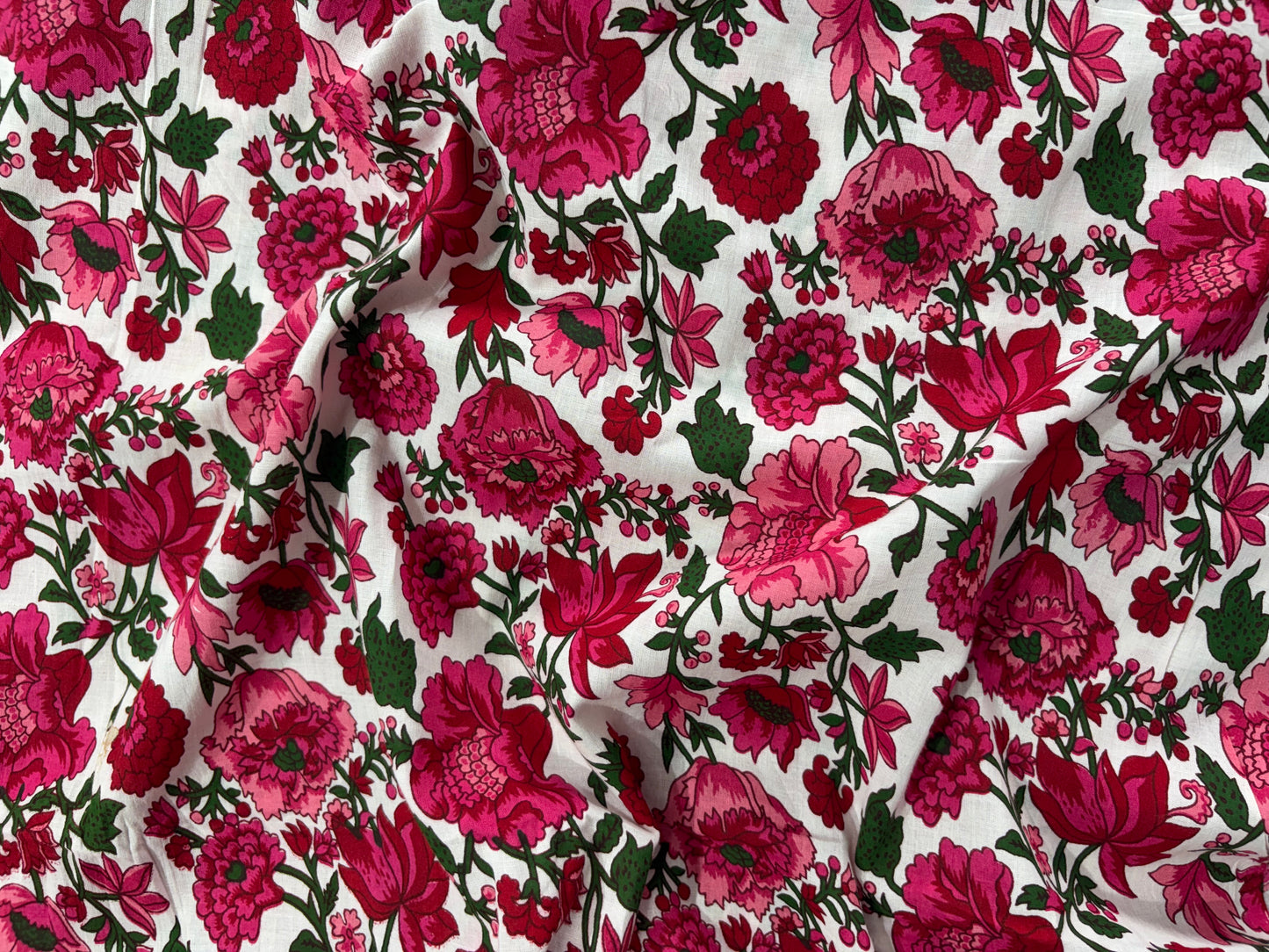 COTTON HANDBLOCK PRINTED FABRIC