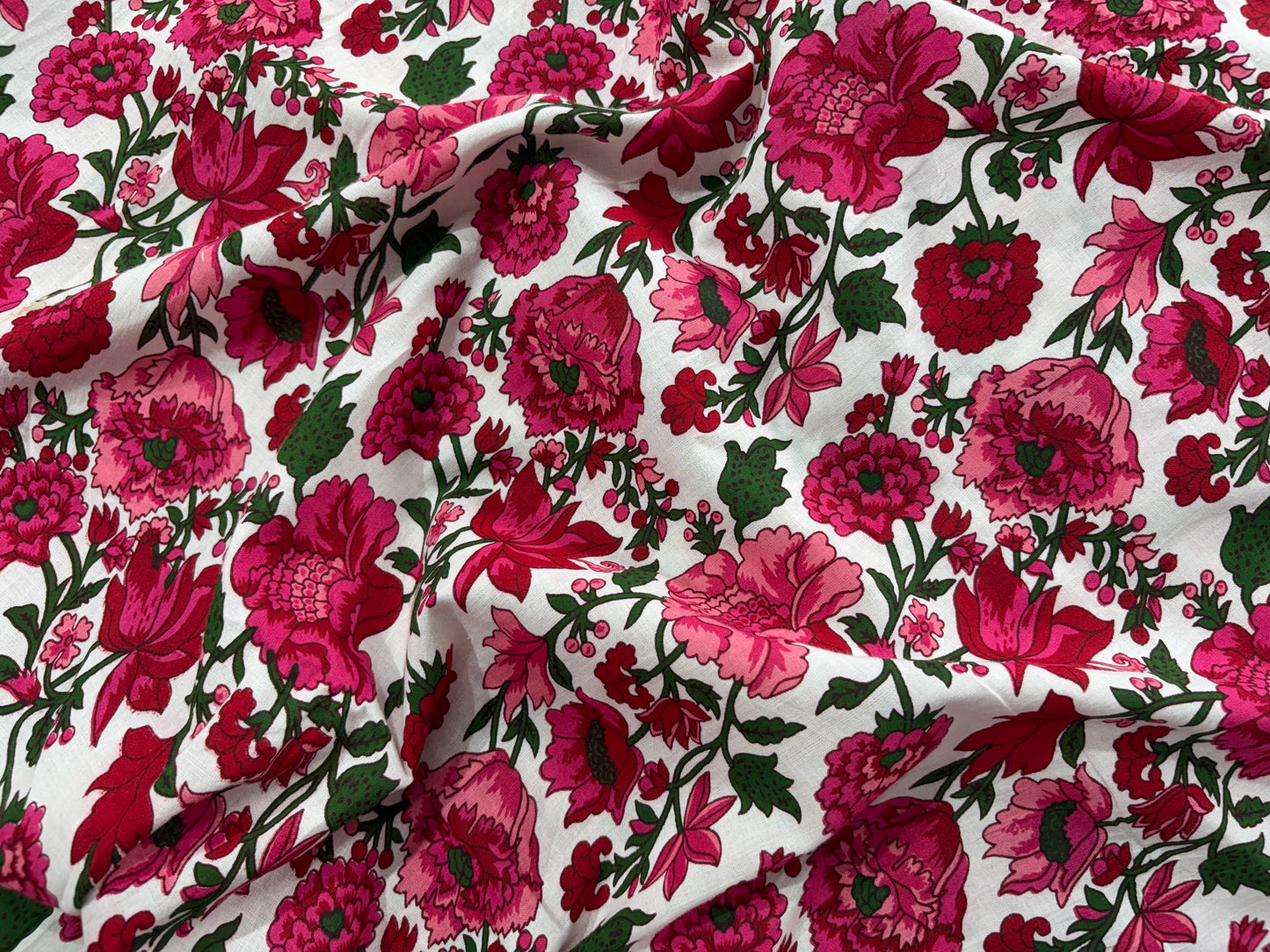 COTTON HANDBLOCK PRINTED FABRIC