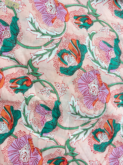 COTTON HANDBLOCK PRINTED FABRIC