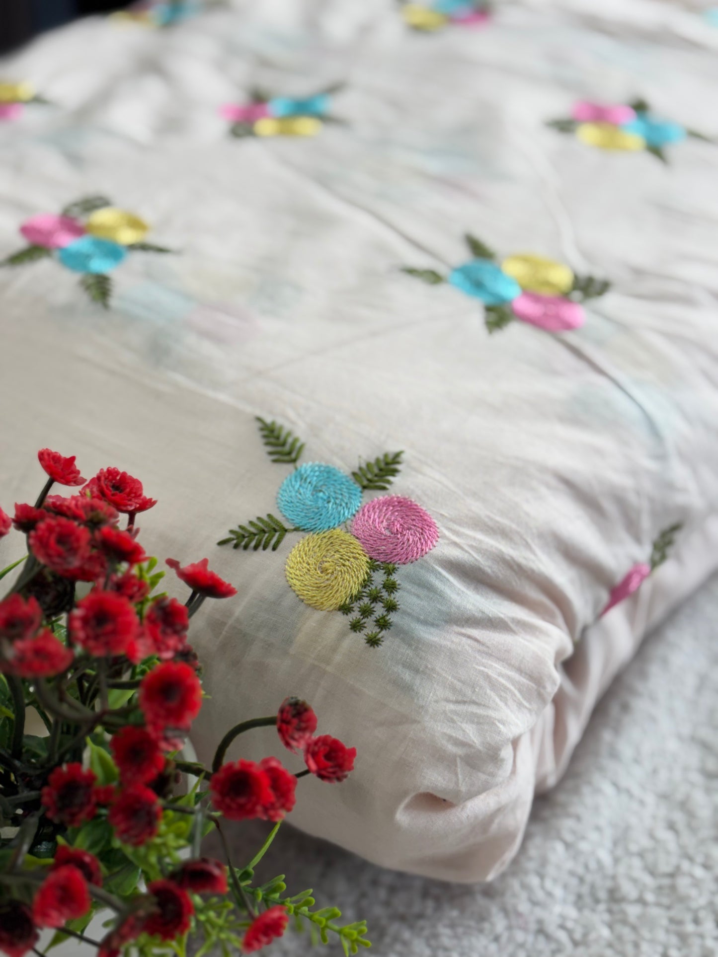Cora Cotton with Embroidery-MIS285RRD10