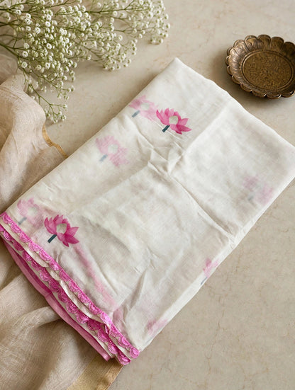 SOFT LINEN SAREE