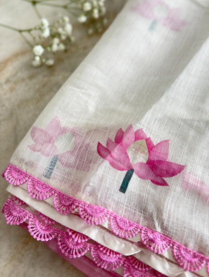 SOFT LINEN SAREE