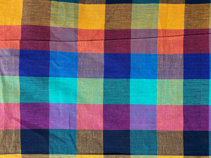 Madras Checks Slub Cotton