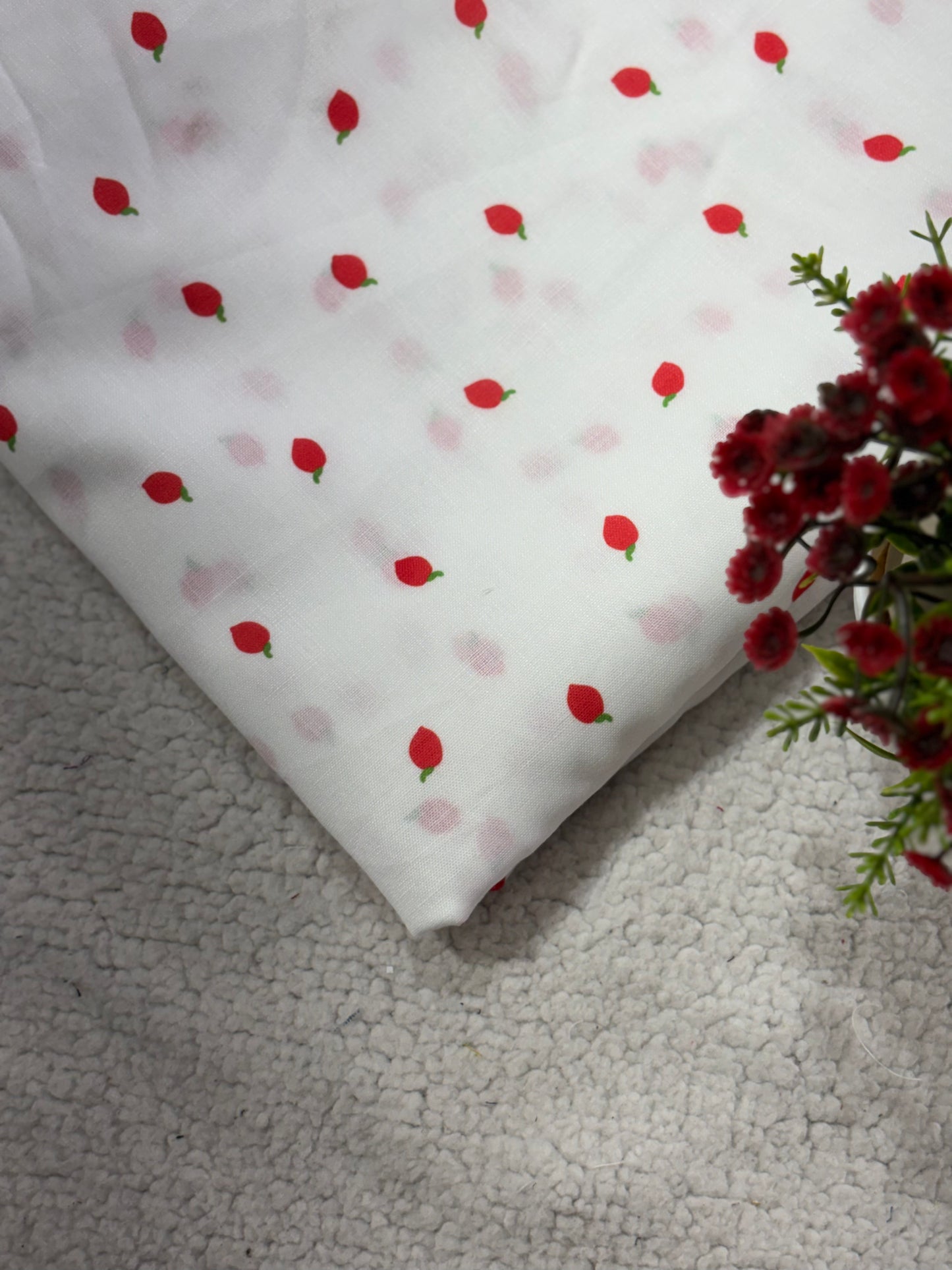 Linen Cotton Fabric-MIS433RRD7