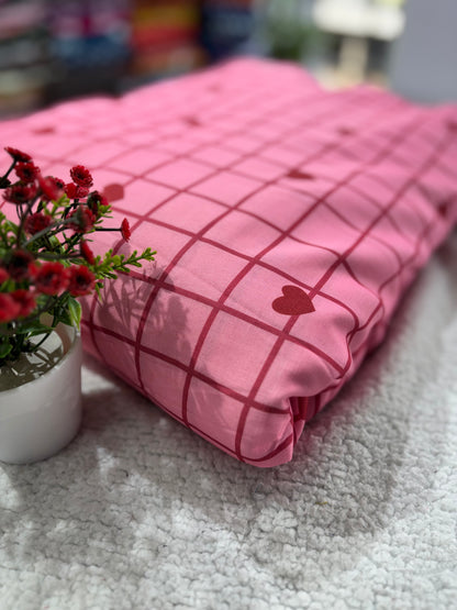 Linen Cotton Fabric-MIS433RRD4