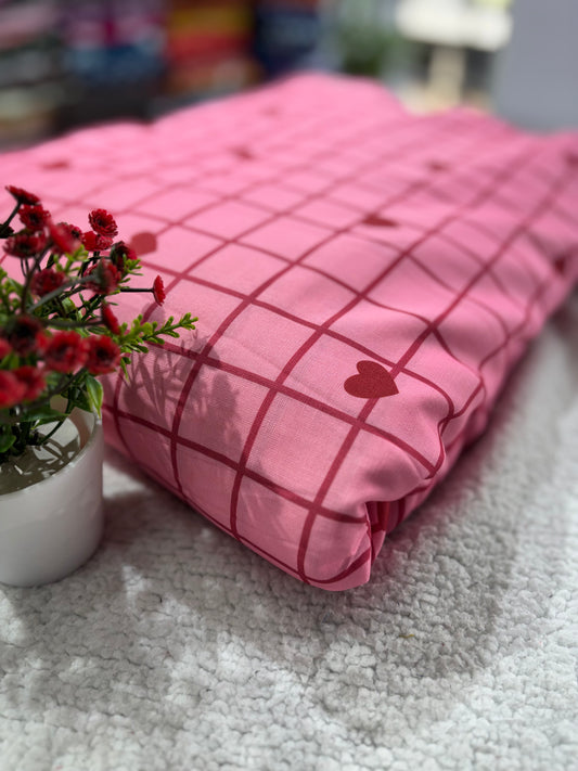 Linen Cotton Fabric-MIS433RRD4