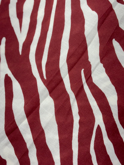 Linen Cotton Fabric-MIS433RRD2