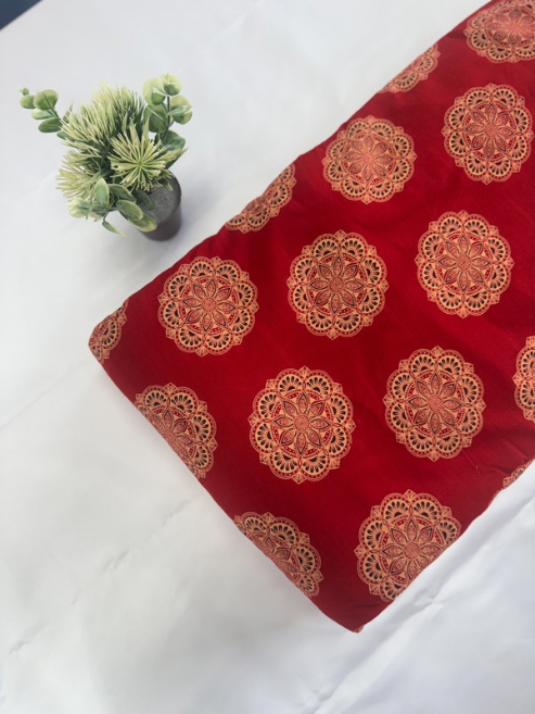 Ajrakh Printed  Cotton Fabric – MIS319KF1