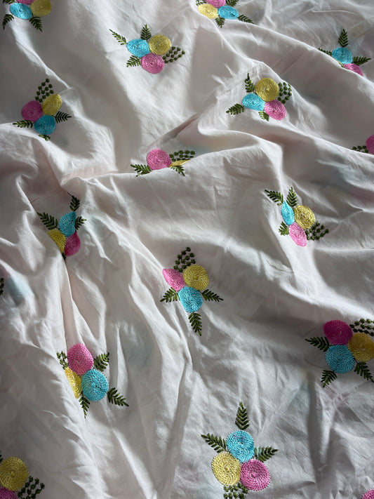 Cora Cotton with Embroidery-MIS285RRD10
