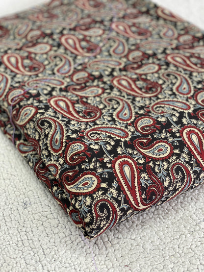 Multicolor Kalamkari Cotton Fabric – Ideal for Co-ord Sets