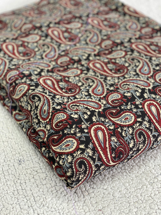 Multicolor Kalamkari Cotton Fabric – Ideal for Co-ord Sets