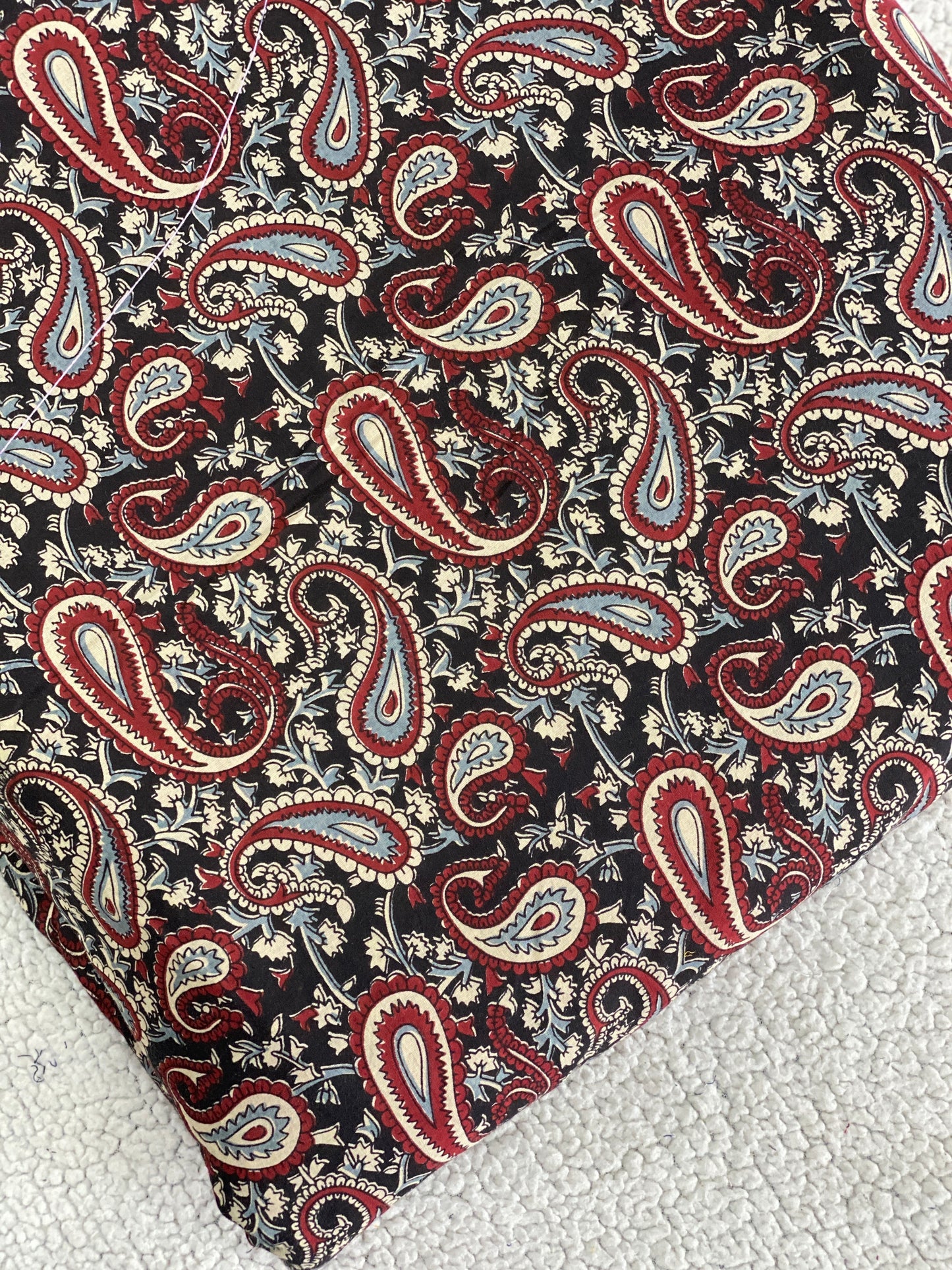 Multicolor Kalamkari Cotton Fabric – Ideal for Co-ord Sets